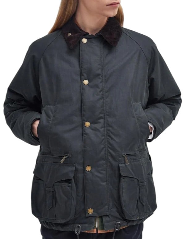 Barbour Veste waxée Beaufort modified sauge Barbour Homme MWX2336 SG51 Divers