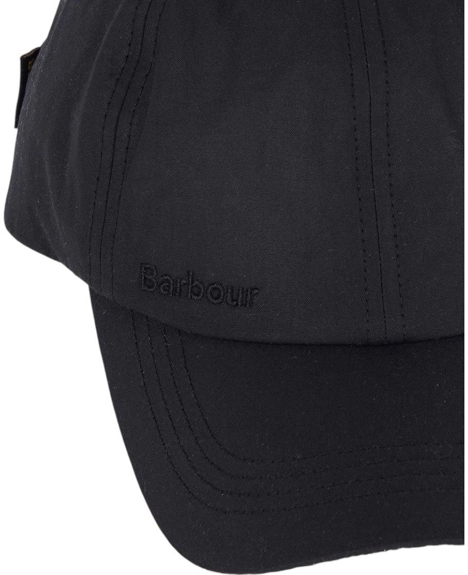 Barbour Casquette noire waxée MHA0005 BK91 Zwart