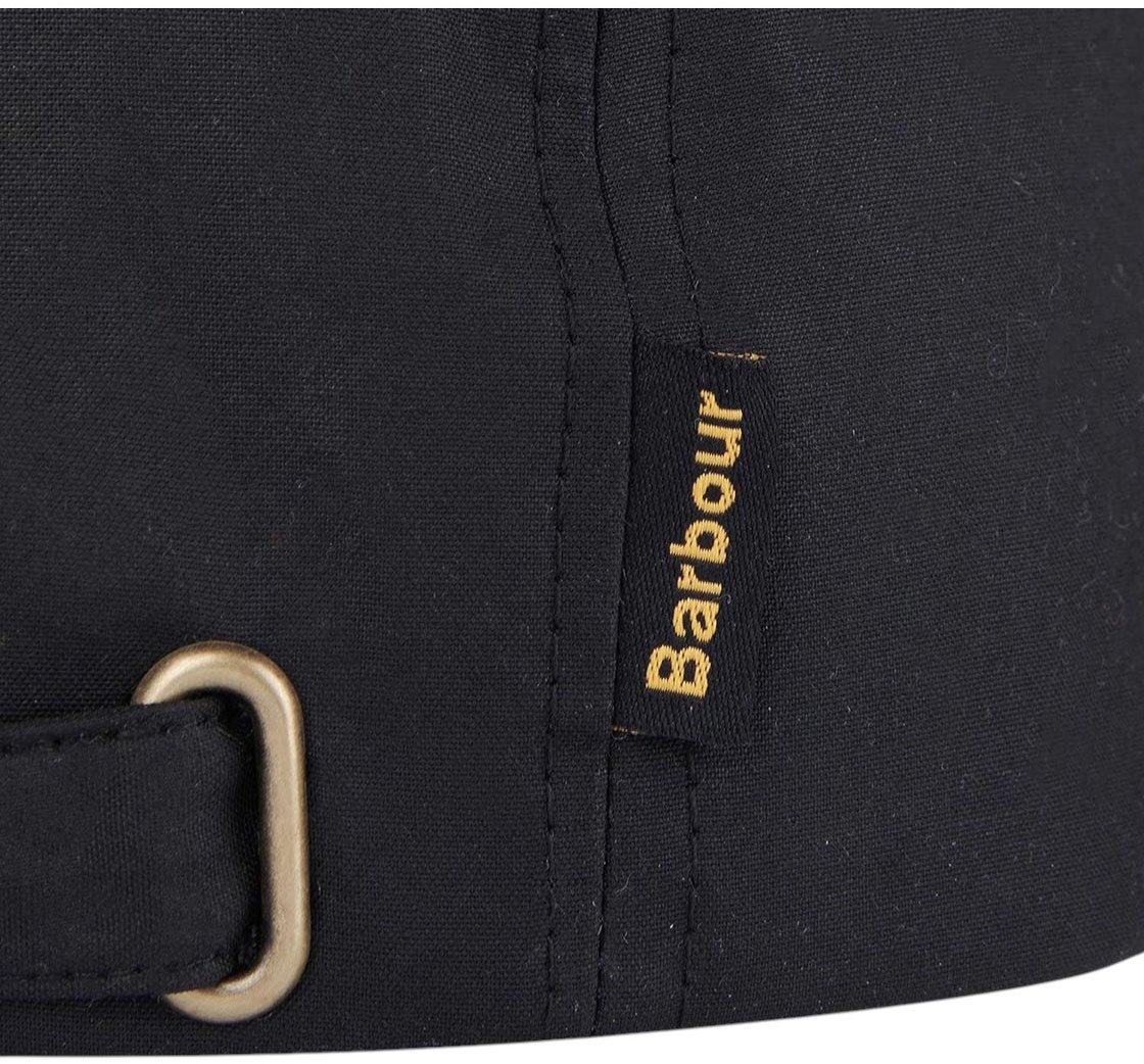 Barbour Casquette noire waxée MHA0005 BK91 Zwart