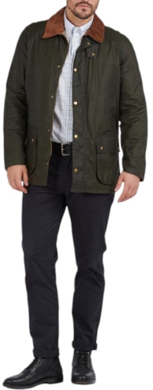 Barbour Veste Ashby Vert Archive Olive waxée MWX1377 OL51 Barbour Homme Divers