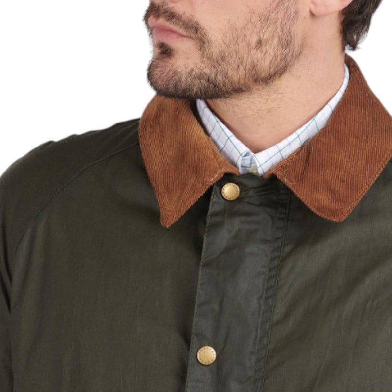 Barbour Veste Ashby Vert Archive Olive waxée MWX1377 OL51 Barbour Homme Divers