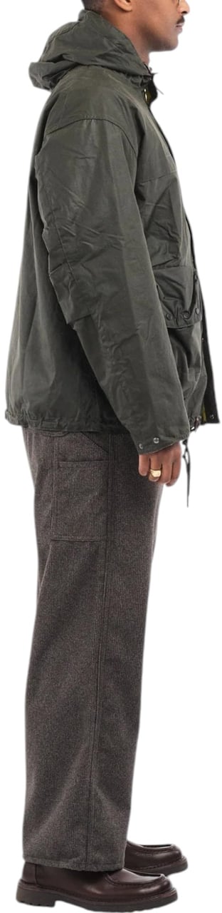 Barbour Parka Durhan capuche poches soufflées tartan antique intérieur MWX2448 OL51 Barbour homme Divers