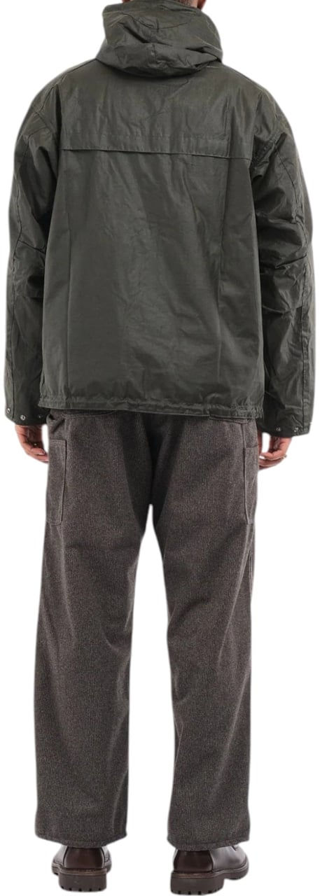 Barbour Parka Durhan capuche poches soufflées tartan antique intérieur MWX2448 OL51 Barbour homme Divers