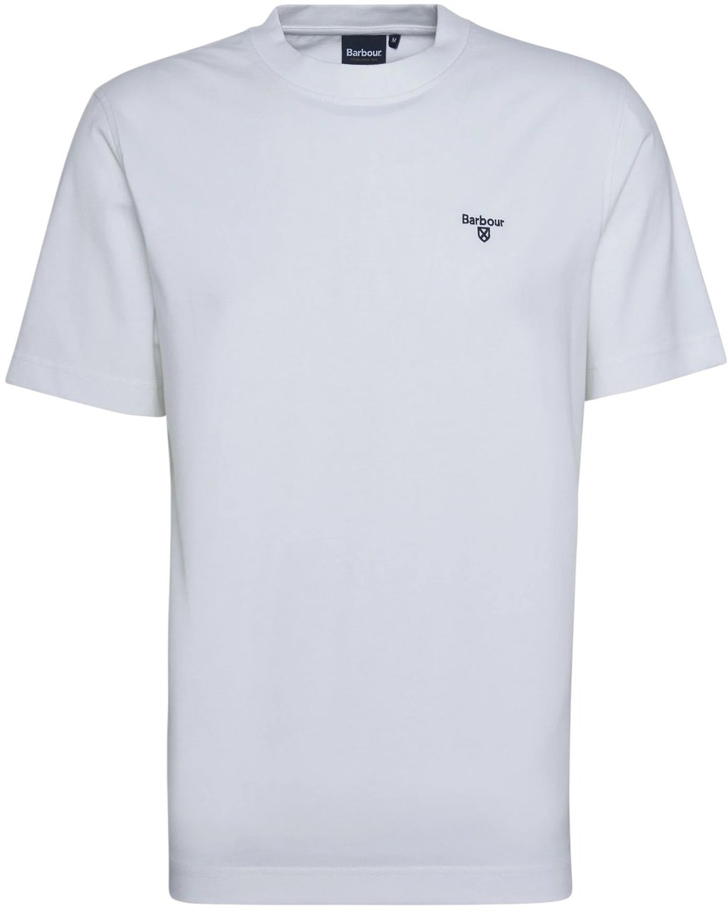 Barbour T-shirt blanc Relaxed Fit logo Barbour Coton MTS1412 WH11 Barbour Homme Wit