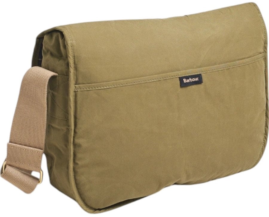 Barbour Sac postier Transport toile vert intérieur tartan UBA0745 GN31 Barbour Homme Groen
