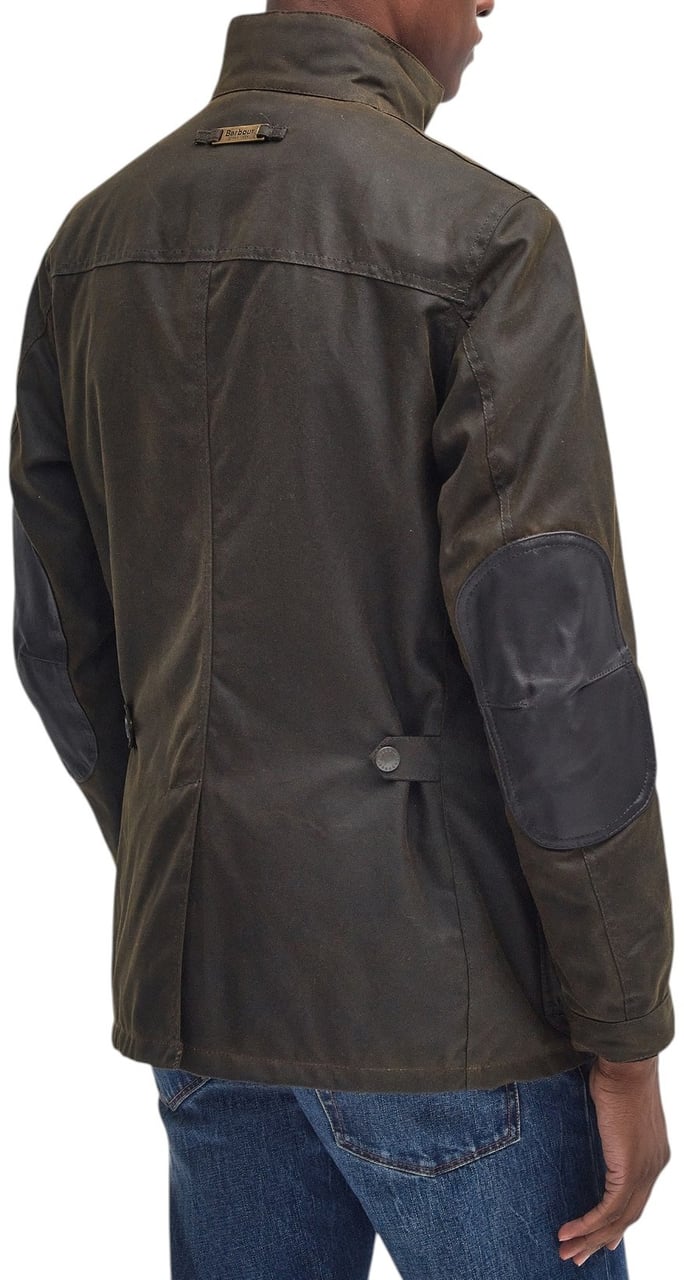 Barbour Veste Ogston Waxée Plastron matelassé Olive Barbour Homme MWX0700 OL51 Divers