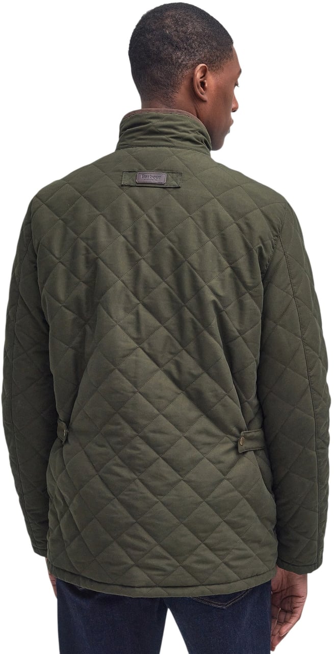 Barbour Veste matelassé loden Waterproof dark olive BARBOUR homme MQU1585 OL91 Divers