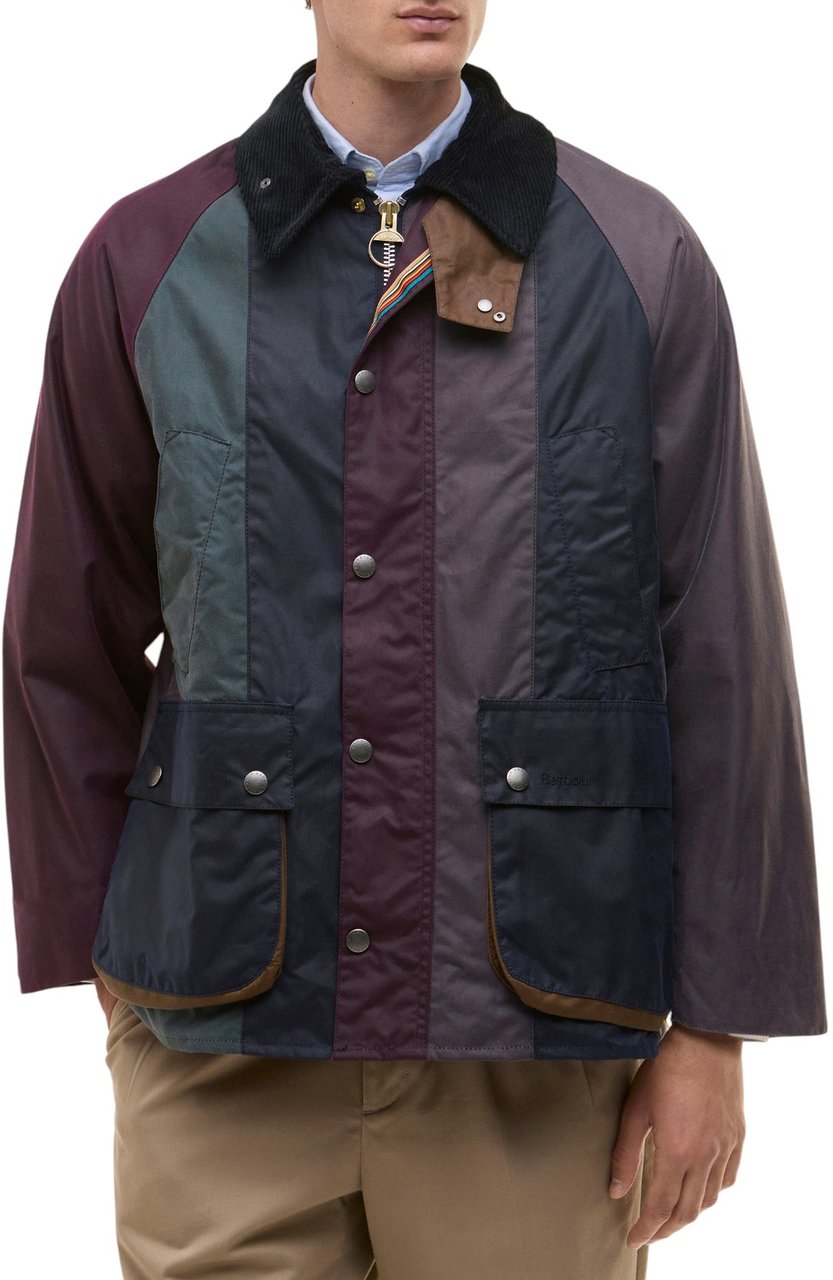 Barbour Veste Bedale rayée wax multico Barbour by Paul Smith homme femme MWX2518 MI11 Divers