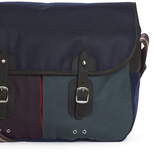 Barbour Sac postier rayé multi Night Sky Barbour by Paul Smith homme femme UBA0761NY94 Divers