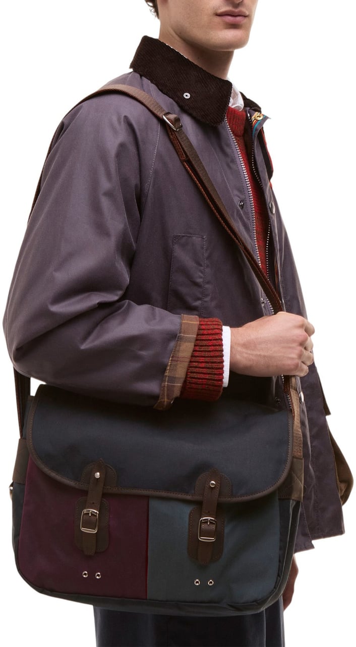 Barbour Sac postier rayé multi Night Sky Barbour by Paul Smith homme femme UBA0761NY94 Divers