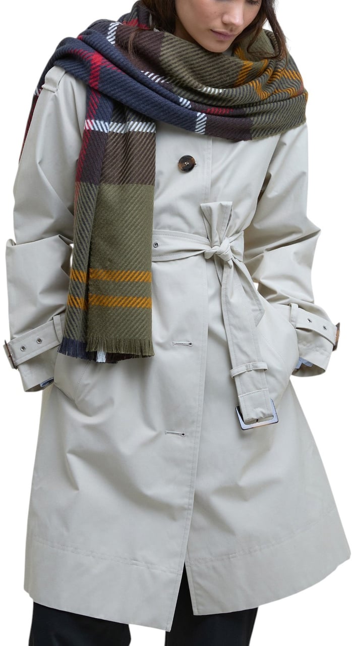 Barbour Echarpe fine tartan vert bleu classique Blair Barbour femme homme LSC0308 TN11 Divers