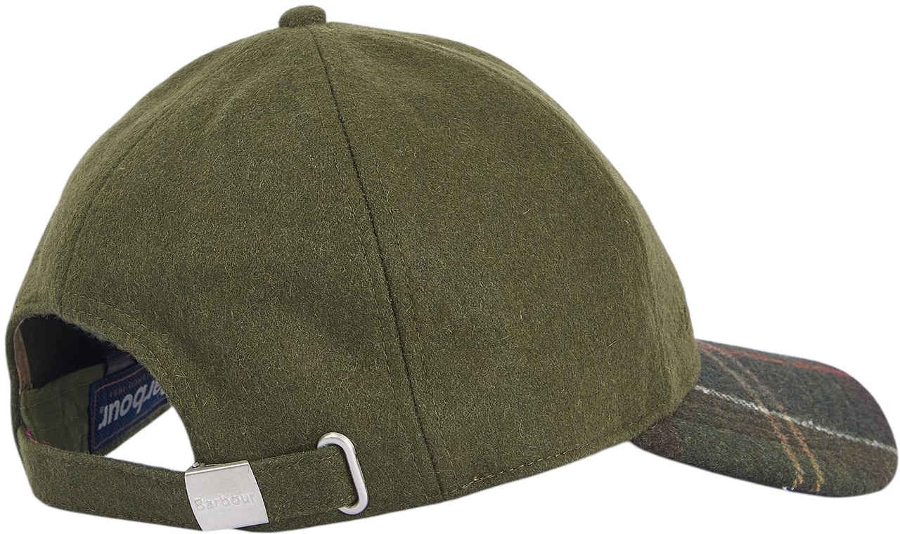 Barbour Casquette uni vert visière tartan vert Roker Barbour homme MHA0815 GN55 Divers