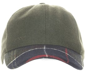 Barbour Casquette uni vert visière tartan vert Roker Barbour homme MHA0815 GN55 Divers