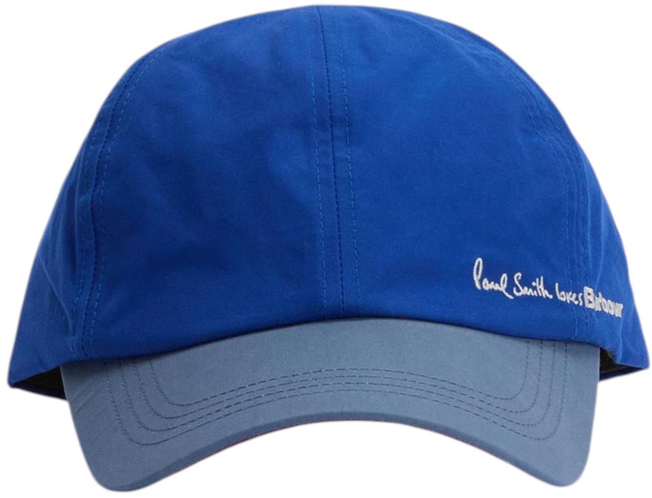 Barbour Casquette bleu roi sangle baya Paul Smith loves Barbour MHA0964 BL71 homme femme Divers