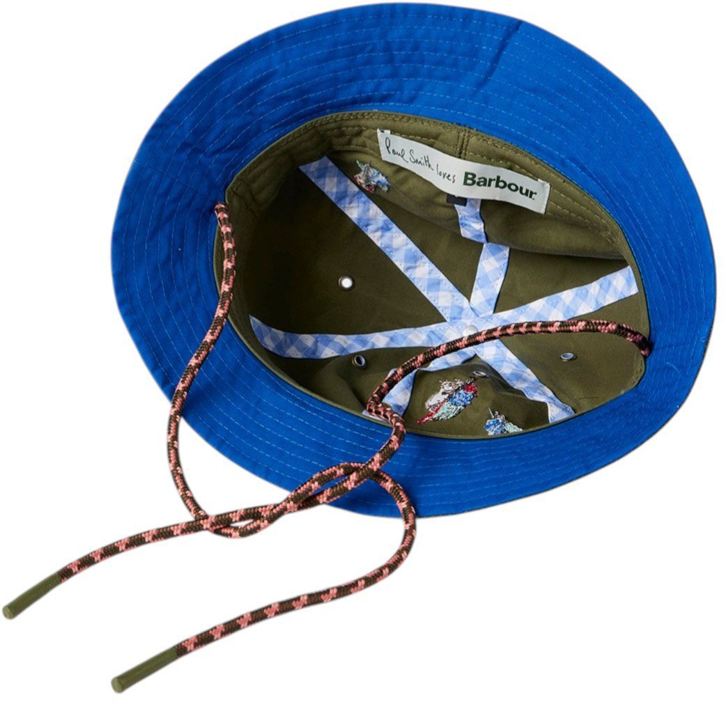 Barbour Bob vert hameçons Paul Smith loves Barbour MHA0965 SN32 homme femme Groen