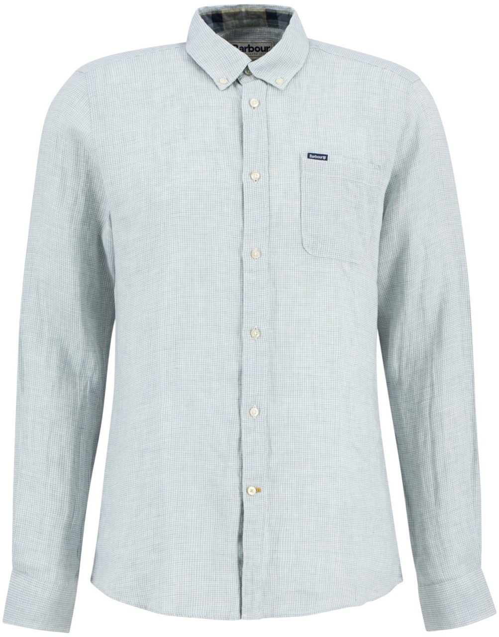 Barbour Chemise vichy lin vert clair tartan Barbour Homme MSH5325 BU64 Divers