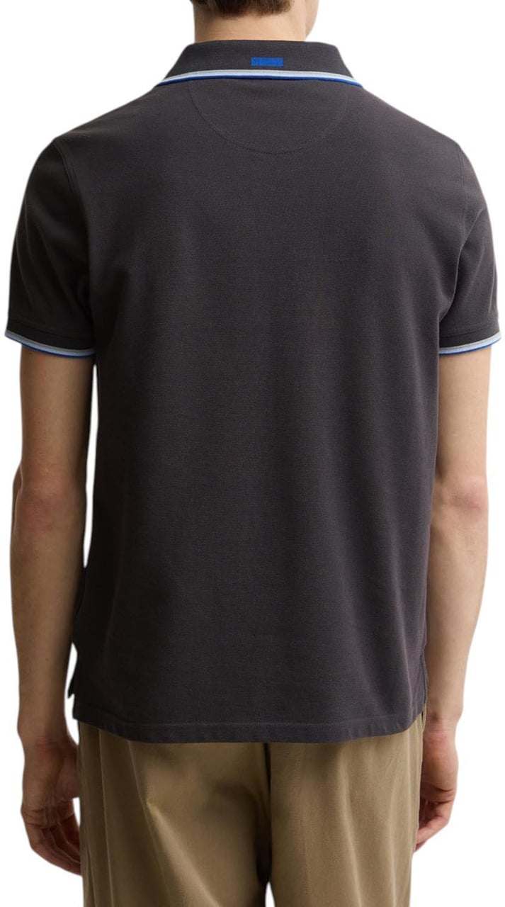 Barbour Polo marine liseré rayé hameçons Paul Smith loves Barbour Homme MML1555 NY74 Blauw