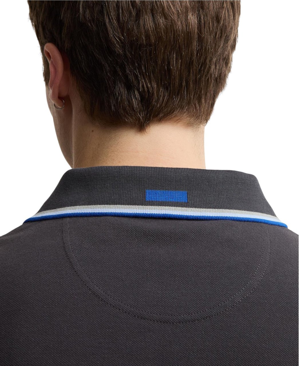 Barbour Polo marine liseré rayé hameçons Paul Smith loves Barbour Homme MML1555 NY74 Blauw