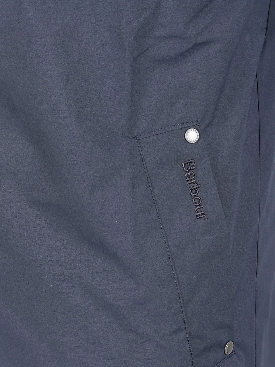 Barbour Sleeveless Jacket with High Collar and Zipper Closure Grijs