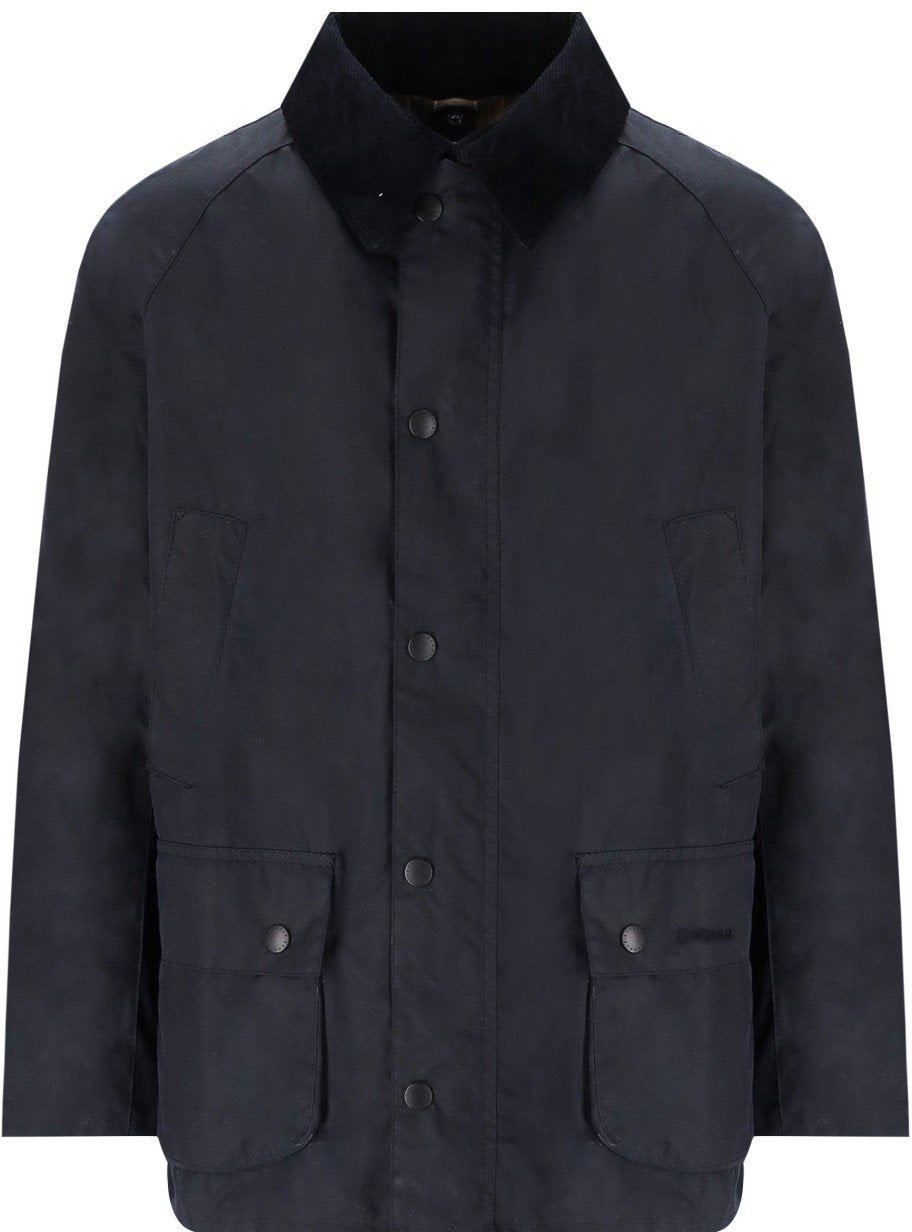 Barbour BARBOUR ASHBY WAX NAVY JACKET Blauw