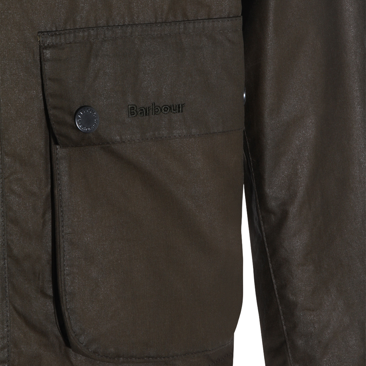 Barbour Classic Waxed Jacket with Corduroy Collar Bruin