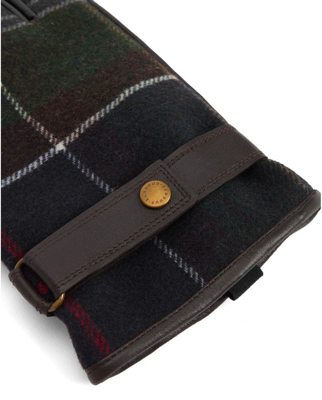 BARBOUR NEWBROUGH TARTAN GLOVES Bruin