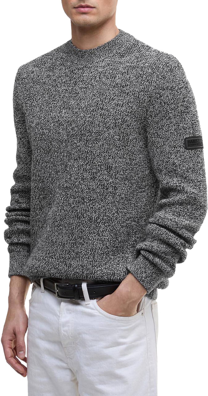Barbour Sweaters Black Donkergrijs