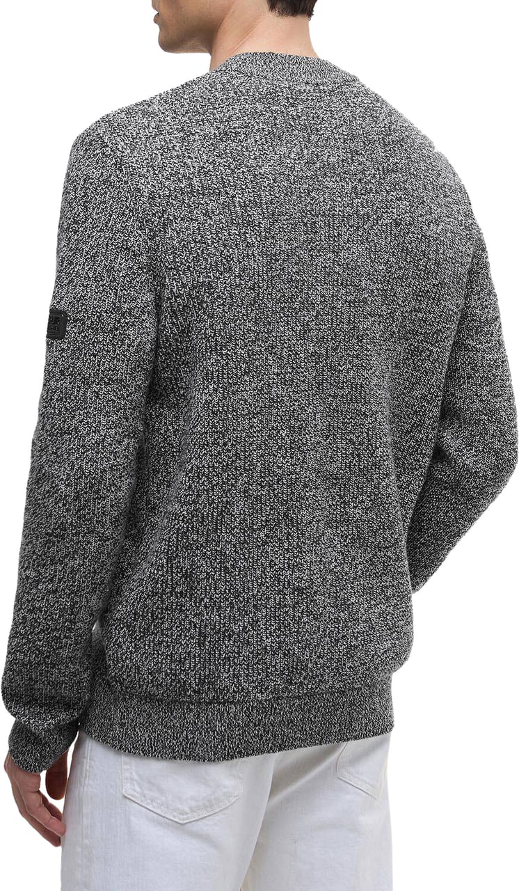 Barbour Sweaters Black Donkergrijs