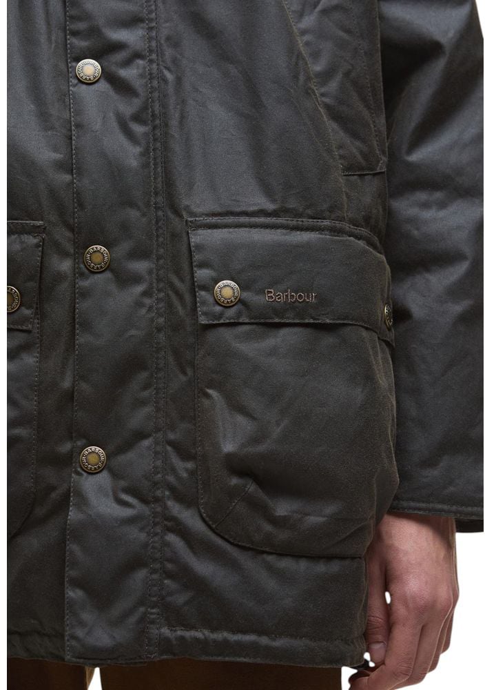 Barbour Green Cotton Parka Groen