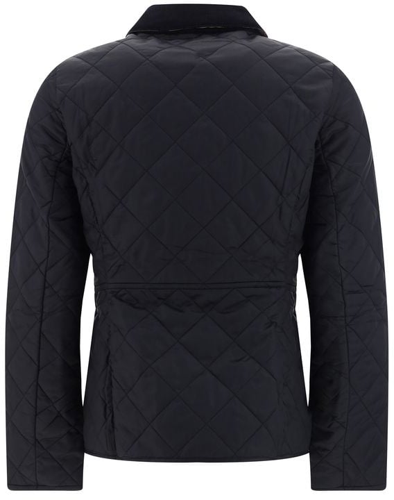 Barbour Barbour Black Polyester Coat Zwart