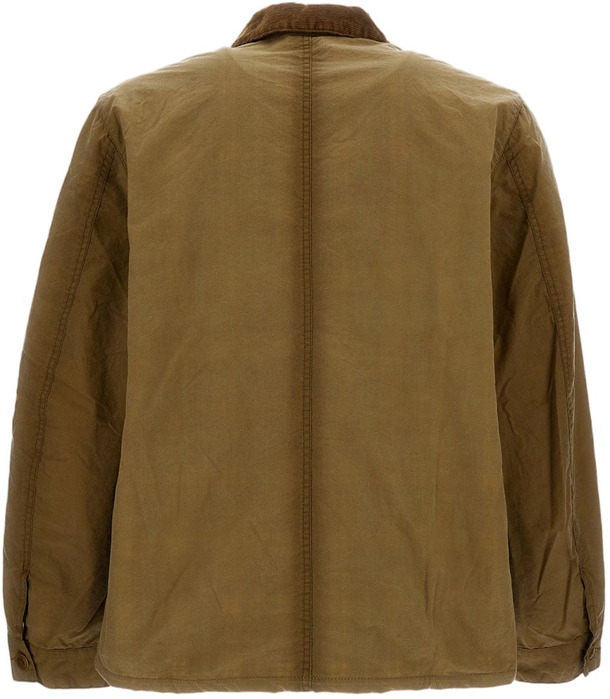 Barbour Troon Brown Waxed Cotton Jacket Bruin