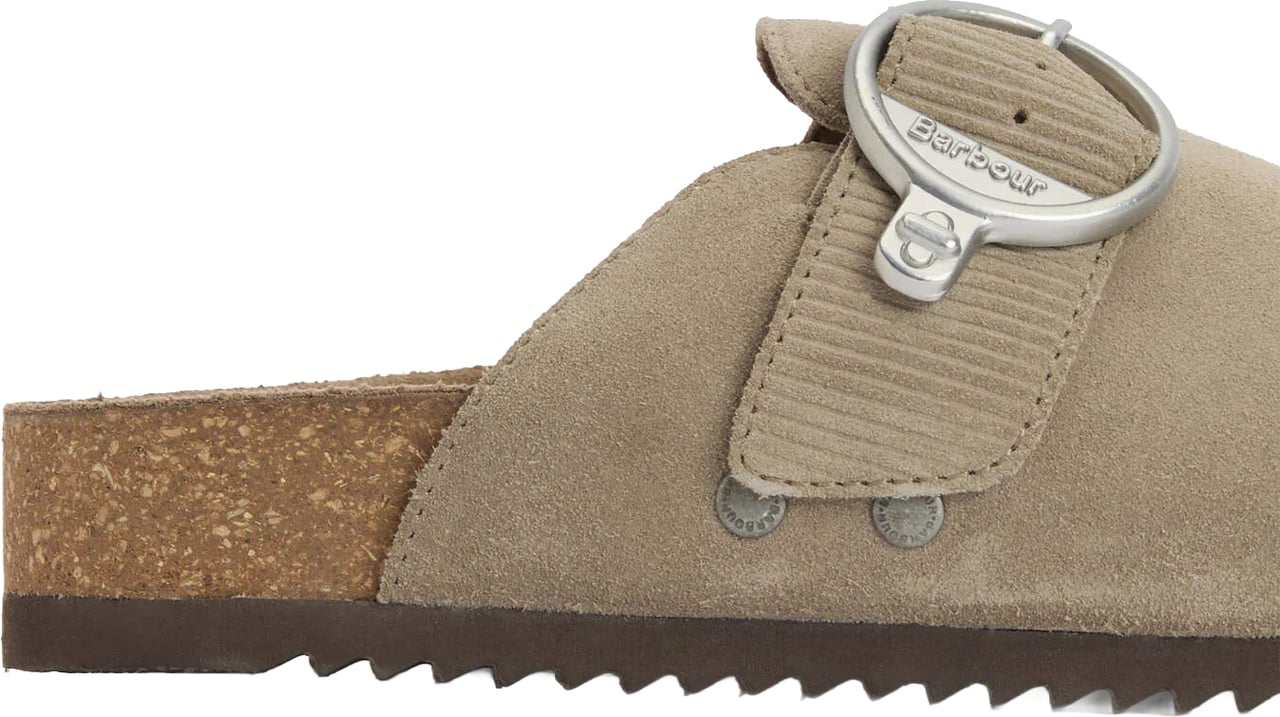 Barbour Sandals Taupe Suede Taupe