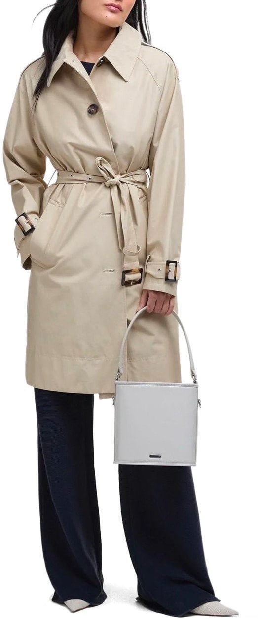 Barbour BARBOUR MAIA LIGHT SAND TRENCHCOAT Beige