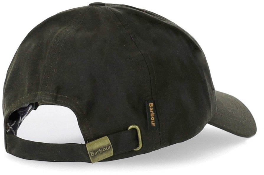 Barbour BARBOUR WAX SPORTS OLIVE BASEBALL CAP Groen