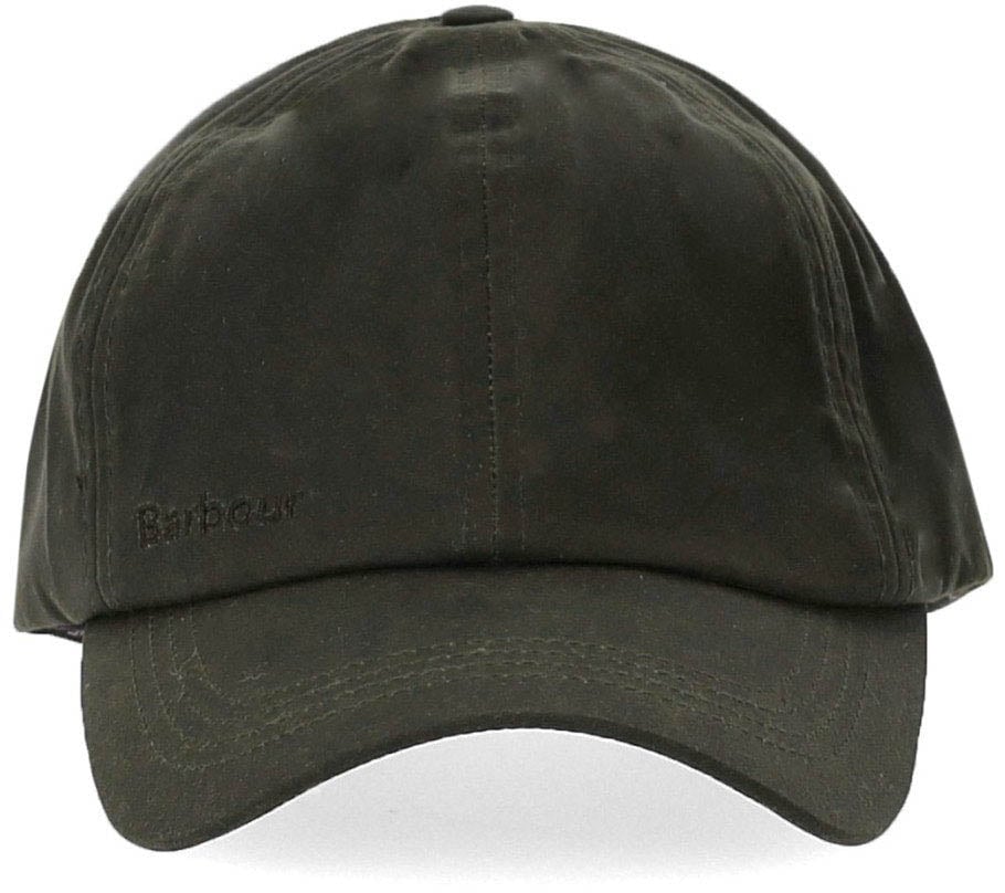 Barbour BARBOUR WAX SPORTS OLIVE BASEBALL CAP Groen