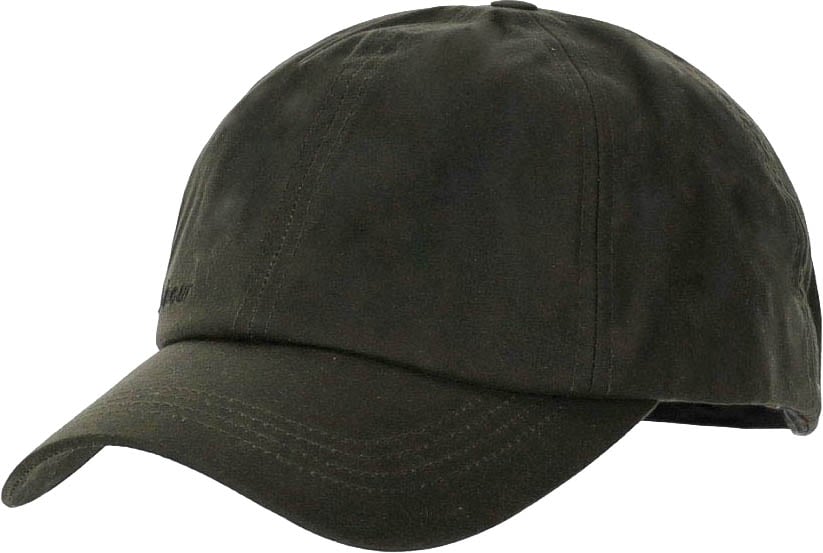Barbour BARBOUR WAX SPORTS OLIVE BASEBALL CAP Groen