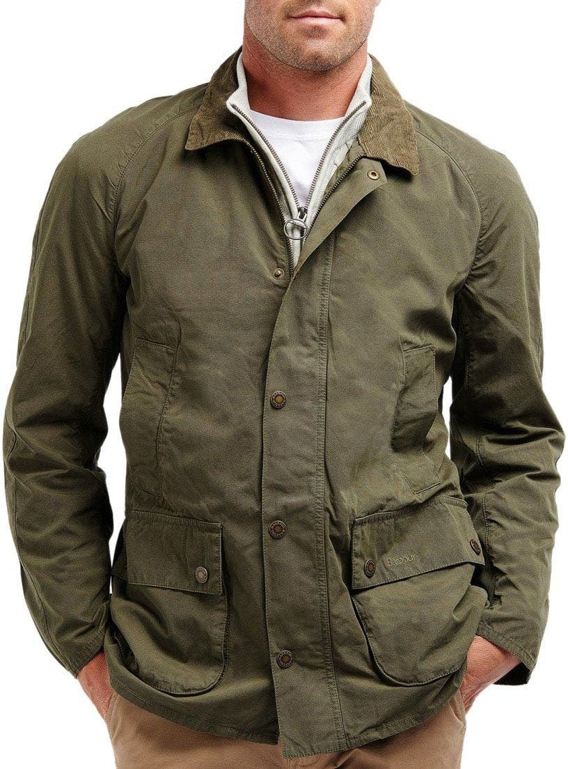 Barbour BARBOUR ASHBY OLIVE JACKET Groen