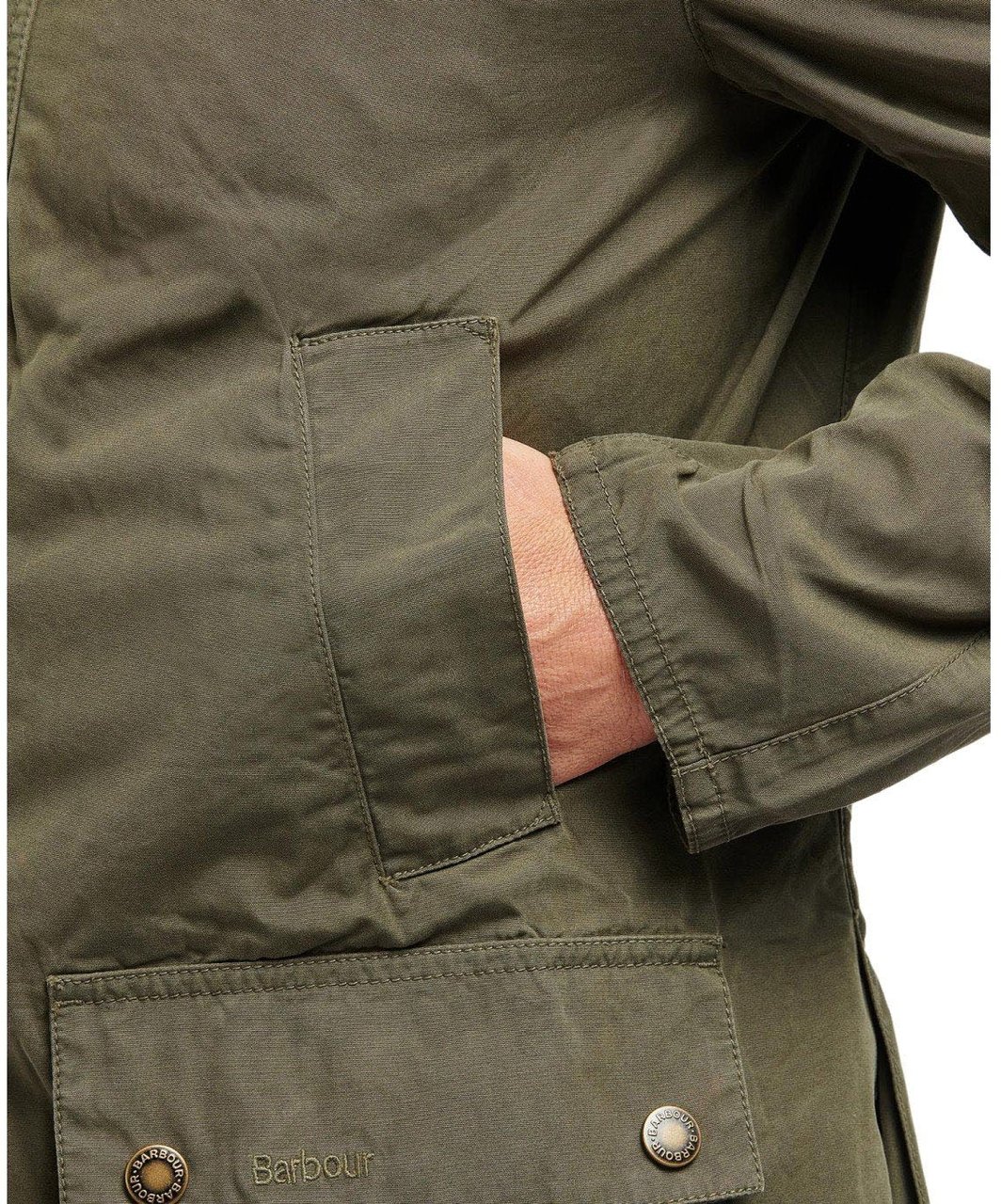 Barbour BARBOUR ASHBY OLIVE JACKET Groen