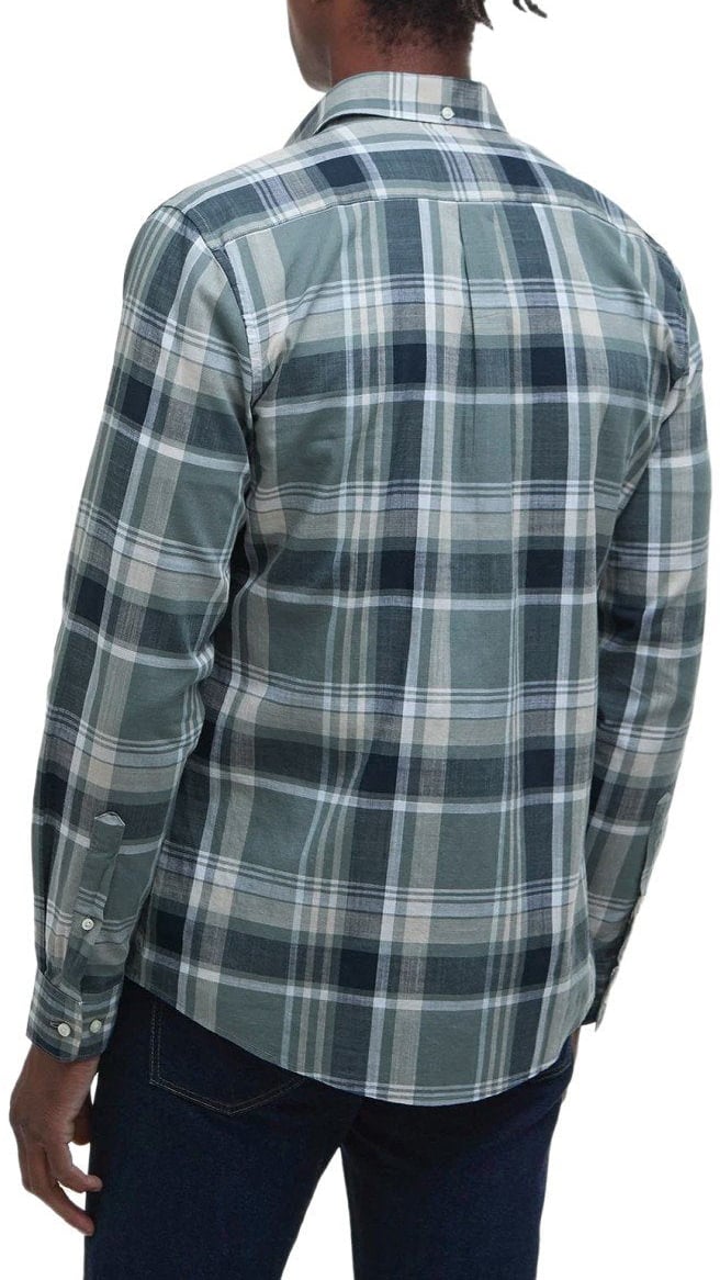 Barbour BARBOUR KIDD VINTAGE TEAL SHIRT Groen