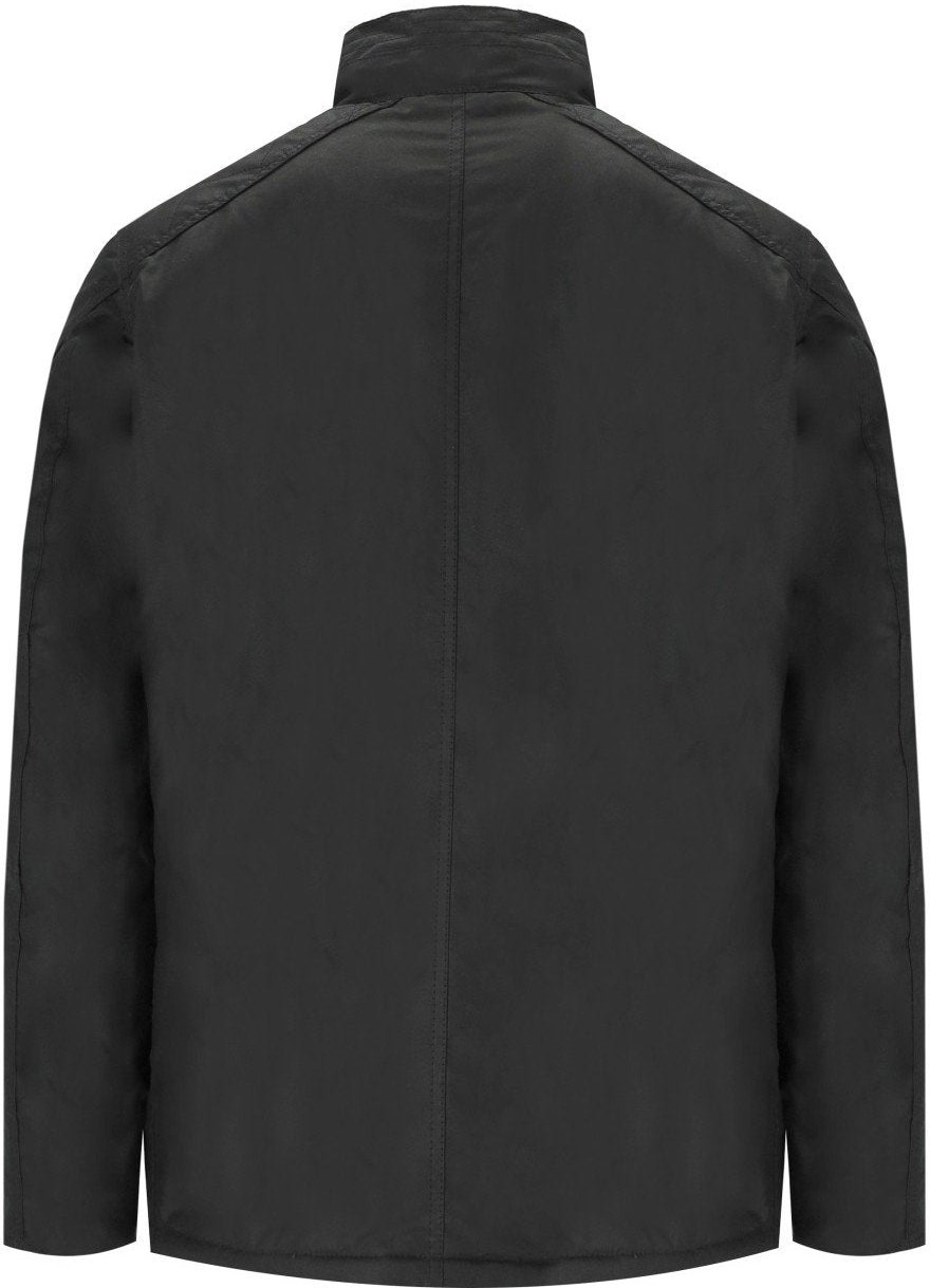 Barbour BARBOUR INTERNATIONAL WINTER LOCKSEAM WAX JACKET Zwart