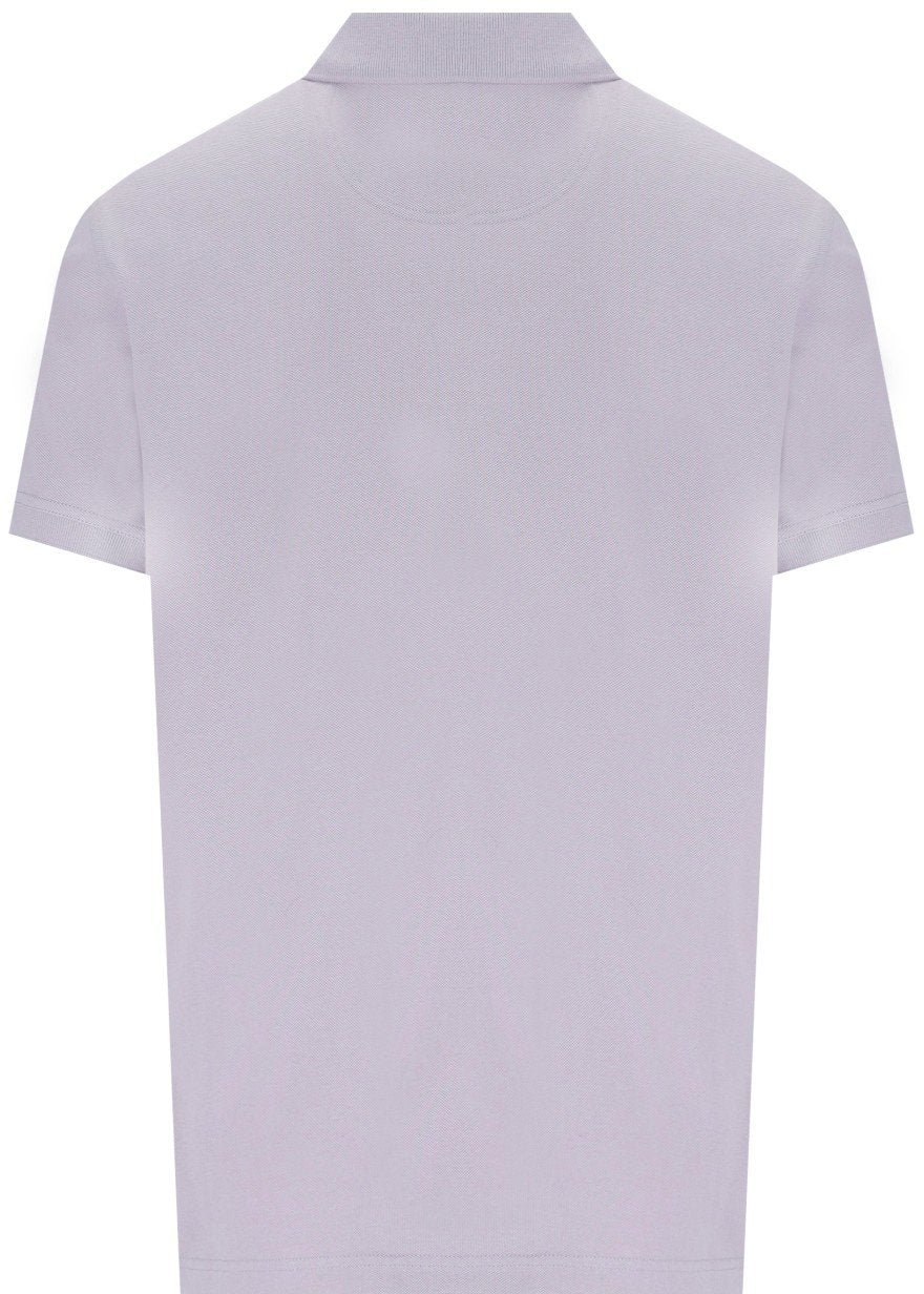 Barbour BARBOUR TARTAN PIQUE LILAC POLOSHIRT Paars