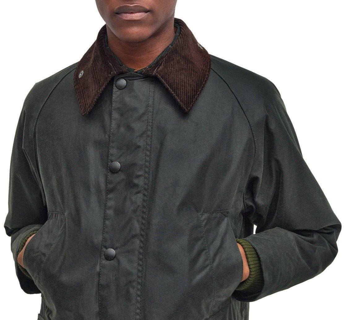 Barbour BARBOUR BEDALE WAX SAGE JACKET Groen