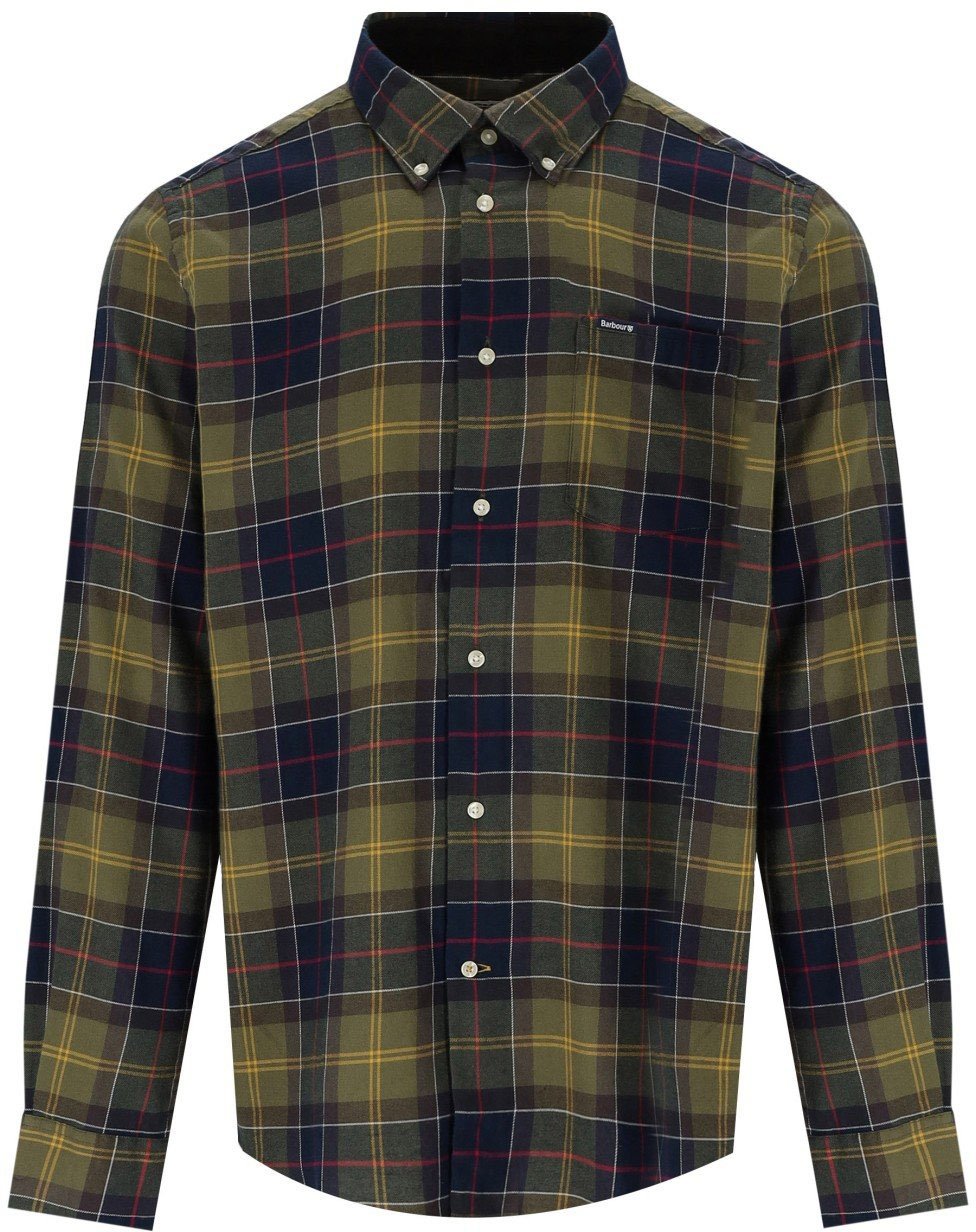 Barbour BARBOUR FORTROSE TARTAN BLUE SHIRT Groen