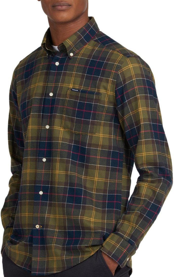 Barbour BARBOUR FORTROSE TARTAN BLUE SHIRT Groen