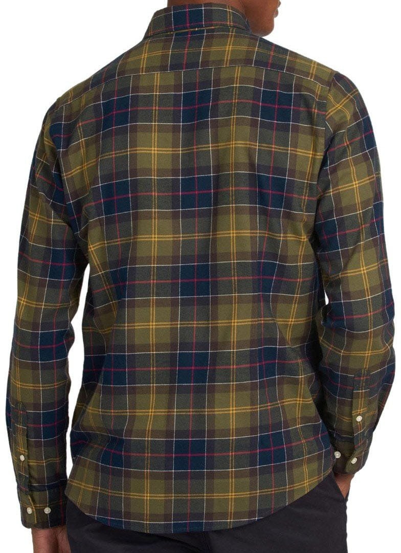 Barbour BARBOUR FORTROSE TARTAN BLUE SHIRT Groen