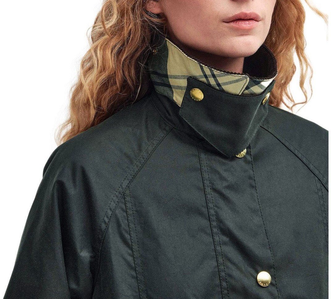 Barbour BARBOUR BEADNELL WAX SAGE JACKET Groen