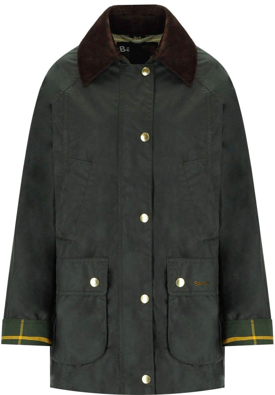 Barbour BARBOUR BEADNELL WAX SAGE JACKET Groen