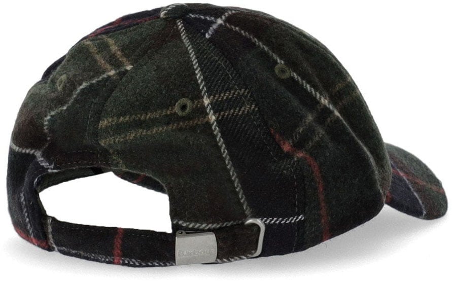 Barbour BARBOUR GALINGALE TARTAN BASEBALL CAP Groen