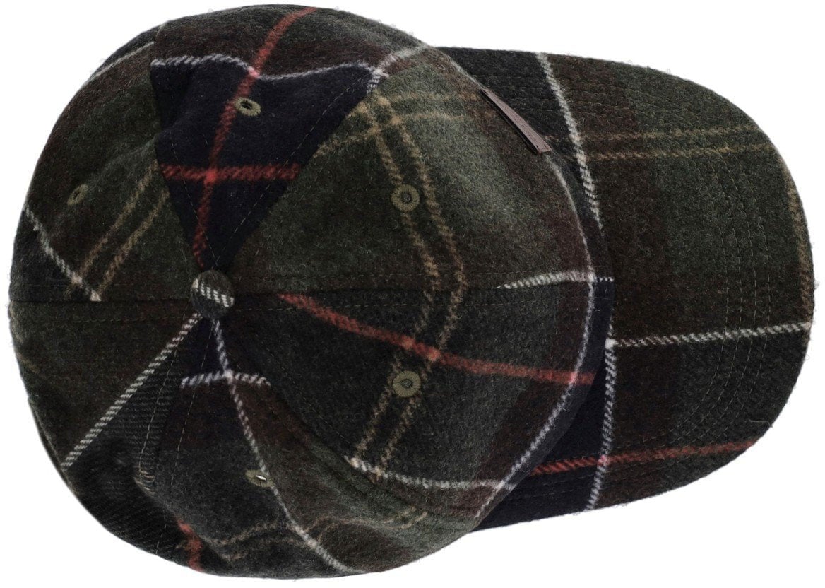 Barbour BARBOUR GALINGALE TARTAN BASEBALL CAP Groen