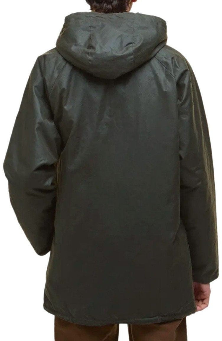 Barbour BARBOUR BEDALE WAX OLIVE PARKA Groen